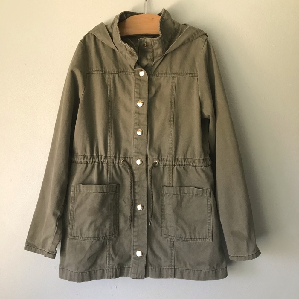 XXII COTTON HOODED UTILITY JACKET